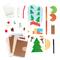 Colorbok Kids Christmas Holiday Paper Roll Kits, 4ct.